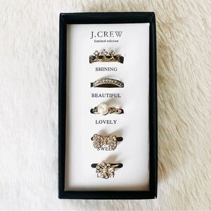 Vintage J. Crew Ring Set
